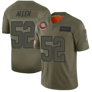 Men's Nike Cleveland Browns Brian Allen 2019 Salute to Service Jersey - Camo Limited