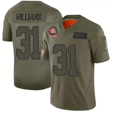 Men's Nike Cleveland Browns Chase Williams 2019 Salute to Service Jersey - Camo Limited