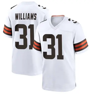 Men's Nike Cleveland Browns Chase Williams Jersey - White Game