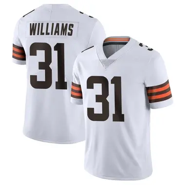 Men's Nike Cleveland Browns Chase Williams Vapor Untouchable Jersey - White Limited