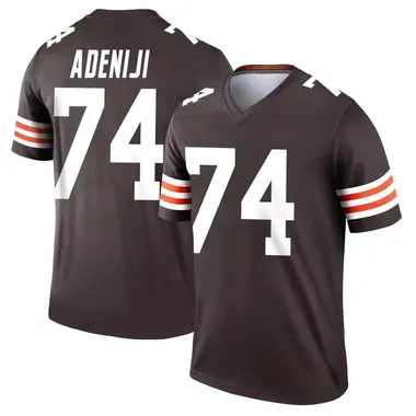 Men's Nike Cleveland Browns Hakeem Adeniji Jersey - Brown Legend