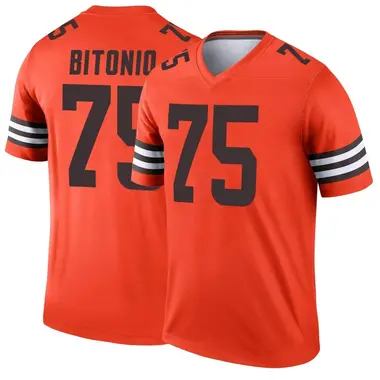 NFL Auction  Crucial Catch - Browns Joel Bitonio Game Used Jersey  (10/11/20) Size 50