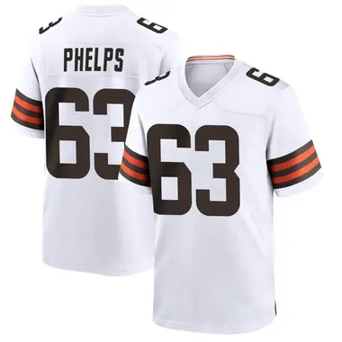 Men's Nike Cleveland Browns Lonnie Phelps Jersey - White Game