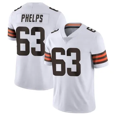 Men's Nike Cleveland Browns Lonnie Phelps Vapor Untouchable Jersey - White Limited