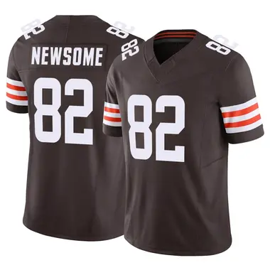 Men's Nike Cleveland Browns Ozzie Newsome Vapor F.U.S.E. Jersey - Brown Limited