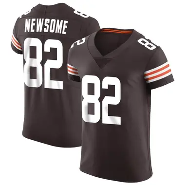 Men's Nike Cleveland Browns Ozzie Newsome Vapor Jersey - Brown Elite