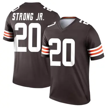 Men's Nike Cleveland Browns Pierre Strong Jr. Jersey - Brown Legend