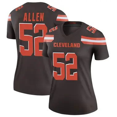 Women's Nike Cleveland Browns Brian Allen Jersey - Brown Legend