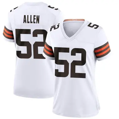 Women's Nike Cleveland Browns Brian Allen Jersey - White Game