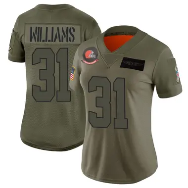 Women's Nike Cleveland Browns Chase Williams 2019 Salute to Service Jersey - Camo Limited