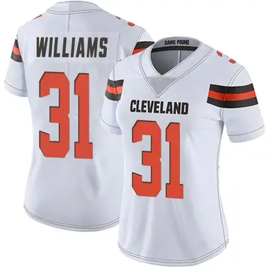 Women's Nike Cleveland Browns Chase Williams Vapor Untouchable Jersey - White Limited