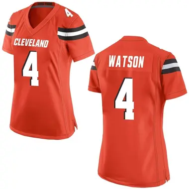 Black Women's Deshaun Watson Cleveland Browns Limited Reflective Jersey