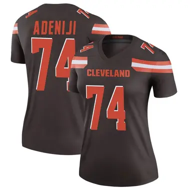 Women's Nike Cleveland Browns Hakeem Adeniji Jersey - Brown Legend