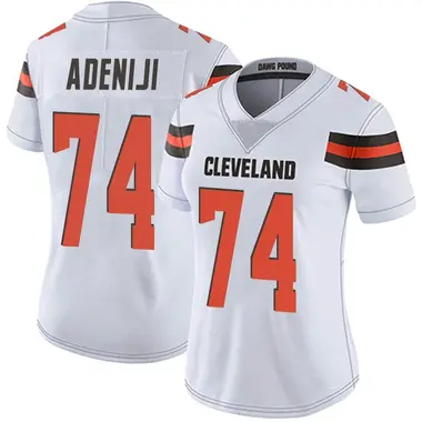 Women's Nike Cleveland Browns Hakeem Adeniji Vapor Untouchable Jersey - White Limited