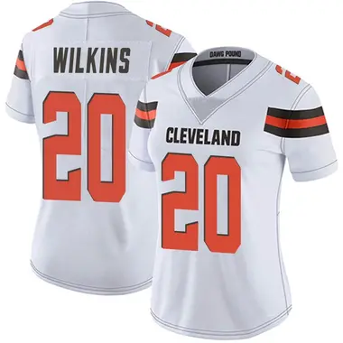 Women's Nike Cleveland Browns Jordan Wilkins Vapor Untouchable Jersey - White Limited