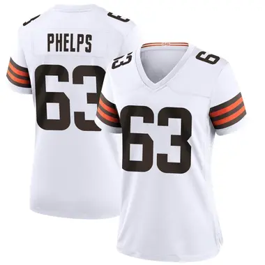 Women's Nike Cleveland Browns Lonnie Phelps Jersey - White Game