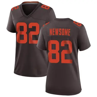 Women's Nike Cleveland Browns Ozzie Newsome Alternate Jersey - Brown Game