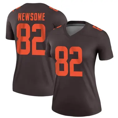 Women's Nike Cleveland Browns Ozzie Newsome Alternate Jersey - Brown Legend