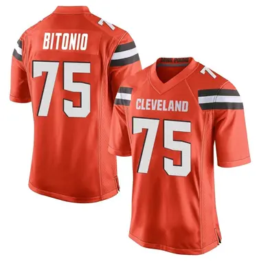 Joel Bitonio #75 Stand On Art Board Print for Sale by SpeedyGoals