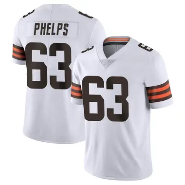 Youth Nike Cleveland Browns Lonnie Phelps Vapor Untouchable Jersey - White Limited